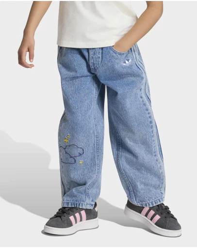 adidas Originals - CARE BEARS X ADIDAS LOOSE DENIM PANTS Kids
