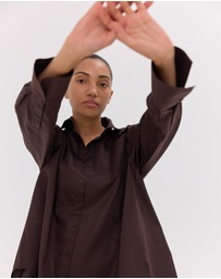 Cloth & Co. - The Split Back Shirt | Brazil Nut