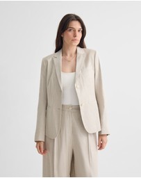 Oxford - Poppy Linen Suit Jacket