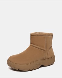 EVERAU - Australian Shepherd Ugg Salma Mini Cow Suede Upper UGG Boots