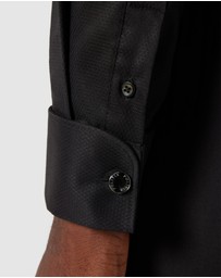 Politix - Slim Long Sleeve Panelled Formal Shirt