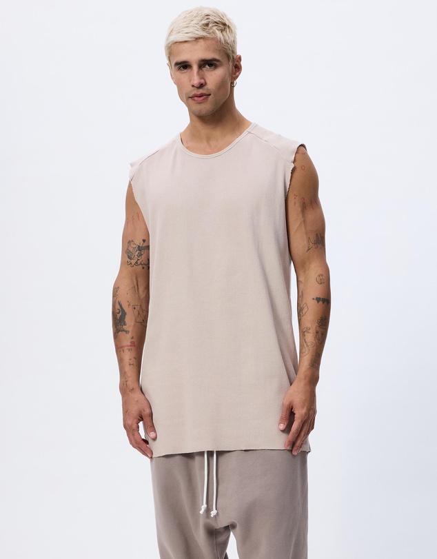 Surrounded By Ghosts - The Galena Rib Knit Tail Muscle T-Shirt