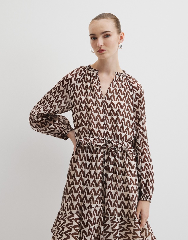 Country Road - Print Drop Waist Mini
