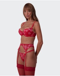 Bras N Things - Enchanted Everlasting Suspender - Red