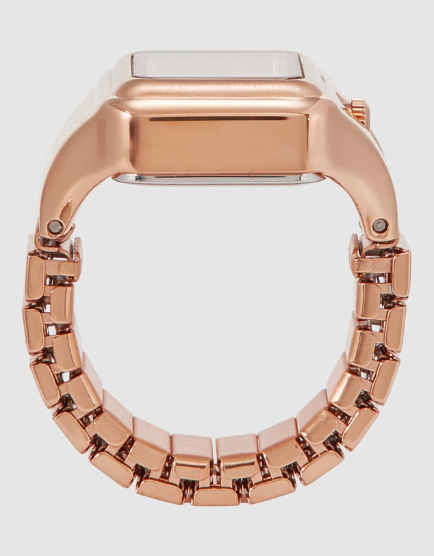 Fossil - Raquel Ring Rose Gold Tone Analogue Watch