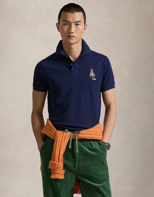 Polo Ralph Lauren - Custom Slim Fit Dog-Embroidered Polo