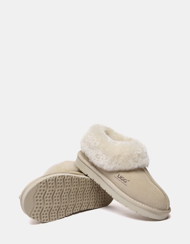 EVERAU - Australian Shepherd Ugg Homey Special Cow Suede Upper House Shoes