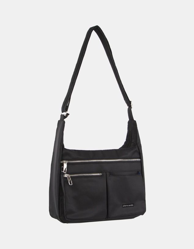 Pierre Cardin - Pierre Cardin Nylon Anti-Theft Cross Body Bag