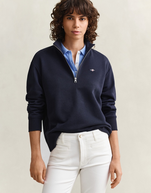 Gant - Shield Half Zip Sweatshirt