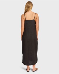 Academy Brand - Essential Linen Slip Dress