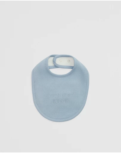 Country Road - Organically Grown Cotton Waffle Bib