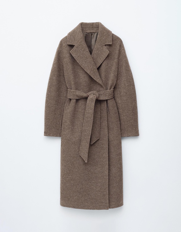 & Other Stories - Voluminous Belted Wool Coat