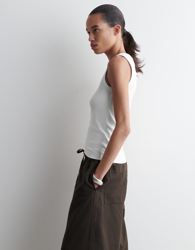 COS - Ribbed Scoop-Neck Tank Top