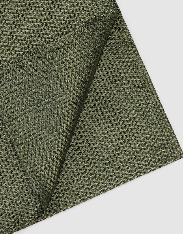 Politix - Silk Textured Two-tone Pocket Square