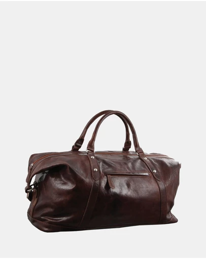 Pierre Cardin - Pierre Cardin Rustic Leather Business/Overnight Bag