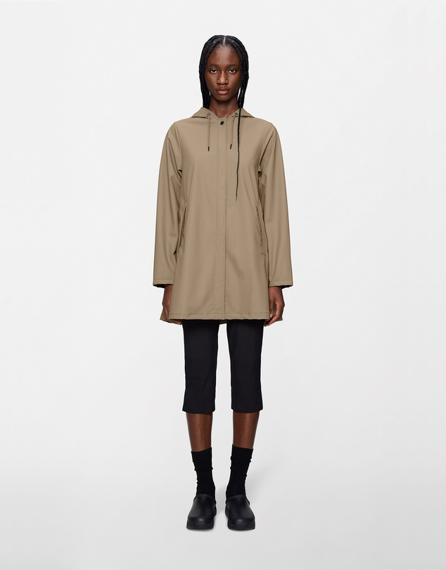RAINS - A-Line Women's Jacket Beige