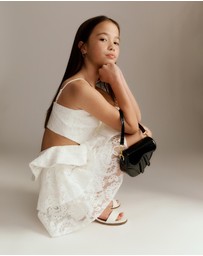Bardot Junior - Tulip Lace Bow Dress - Kids-Teens