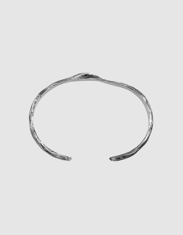 Haze & Glory - ICONIC EXCLUSIVE - Twisted Bangle in Oxidised 925 Silver