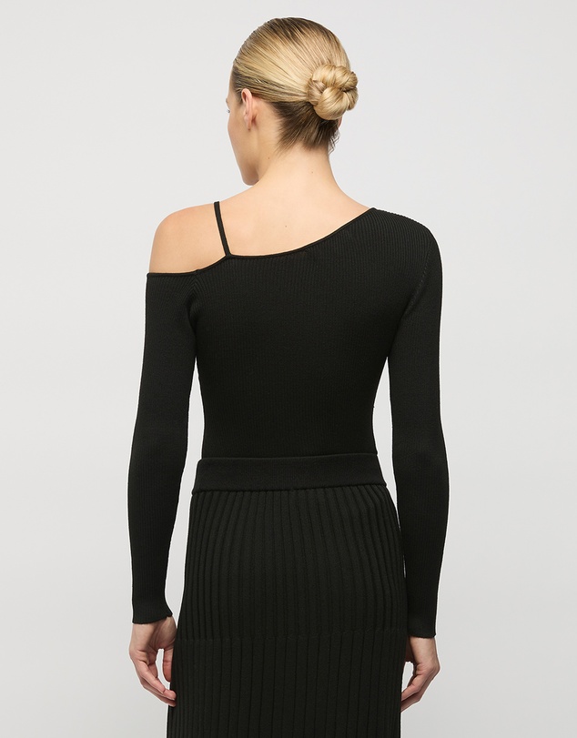 FRIEND of AUDREY - Vlada Asymmetric Knit Top