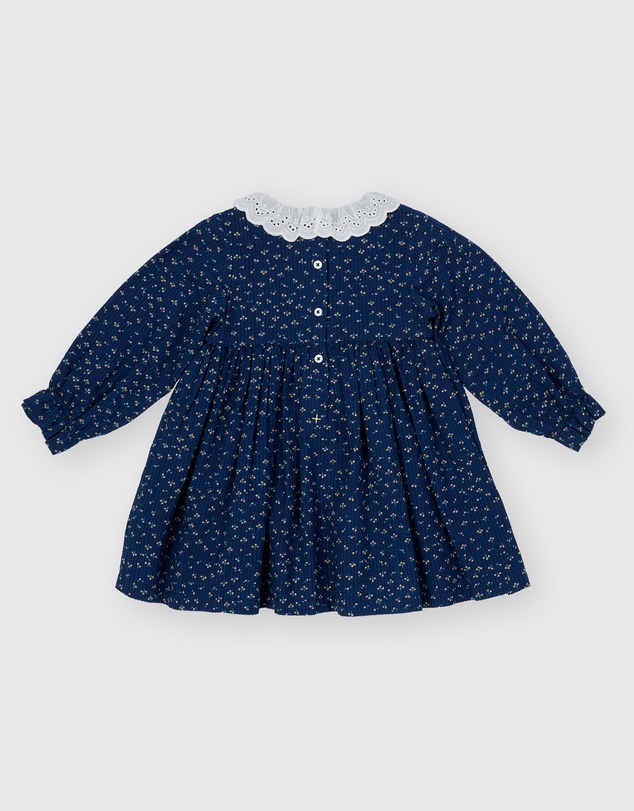 Goldie + Ace - Daphne Long Sleeve Smocked Dress - Babies-Kids