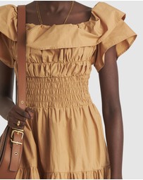 Zerafima - Helena Shoulder Frill Dress