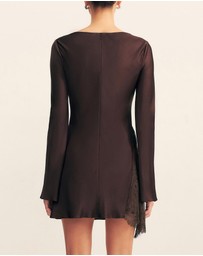 Shona Joy - Allegra Lace Panelled Mini Dress