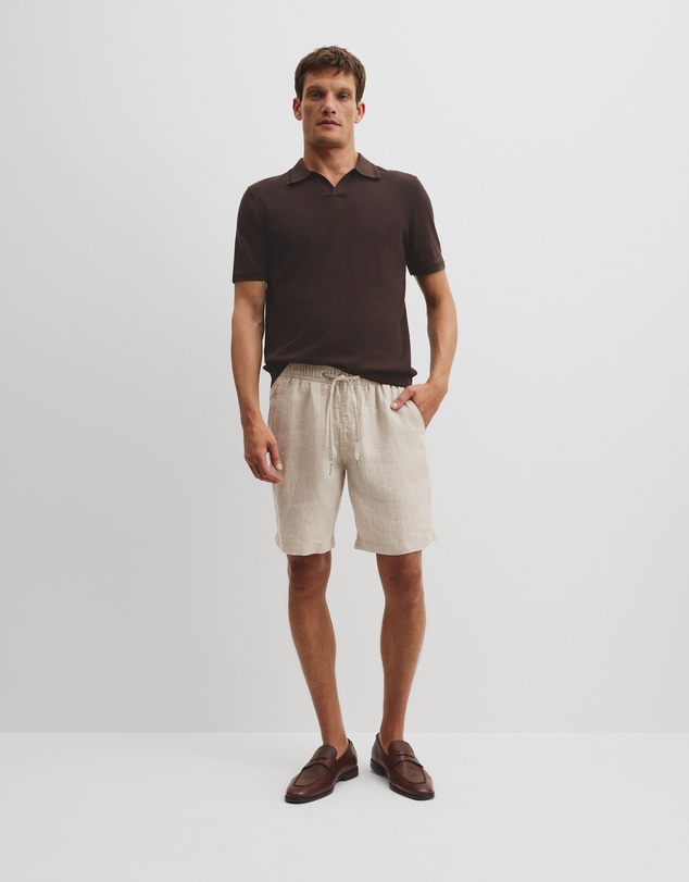 Country Road - Organically Grown Linen Drawcord Short