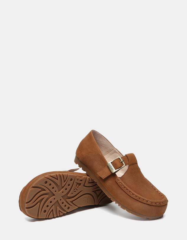 EVERAU - EverAU Ugg Maria Cow Suede Upper Loafer Oxfords Flats