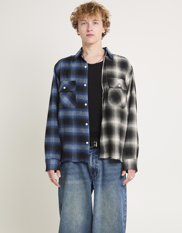 Insight - Split Flannel Long Sleeves Shirt