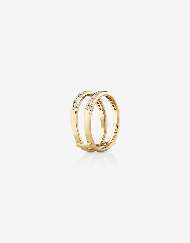 Michael Hill - Evermore Enhancer Ring with 0.40 Carat TW Diamonds in 14kt Yellow Gold