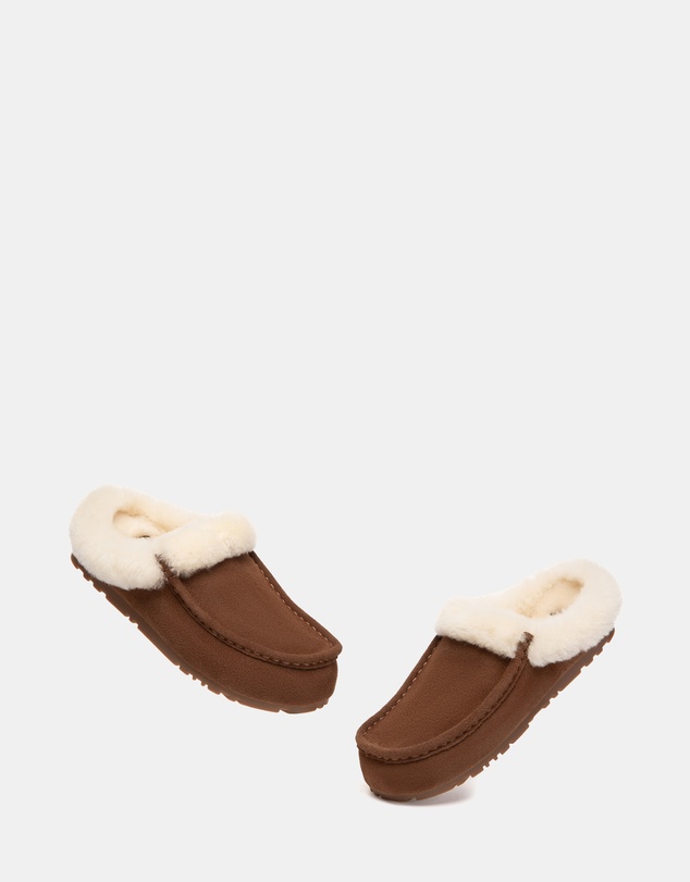 EVERAU - EverAU Ugg Creago Cow Suede Upper Loafer Oxfords Flats