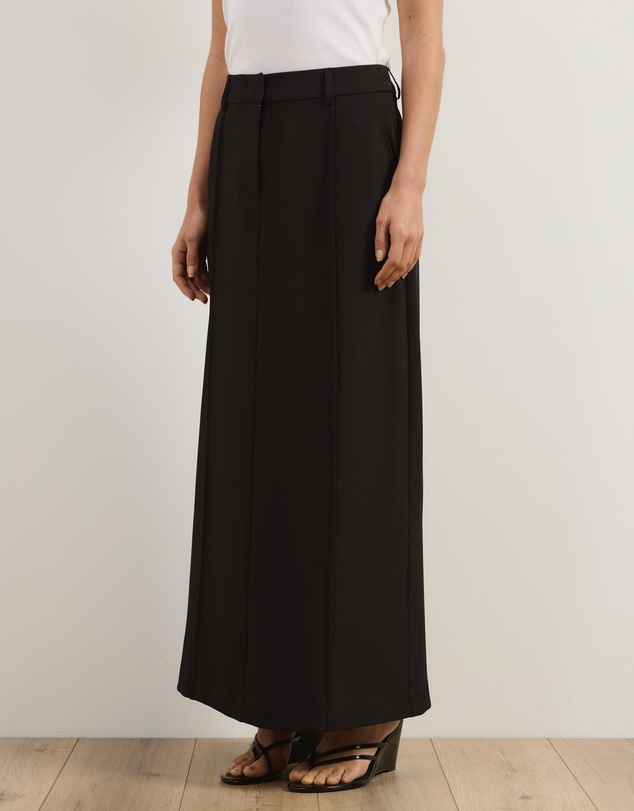 Atmos&Here - Lois Tailored Panelling Maxi Skirt
