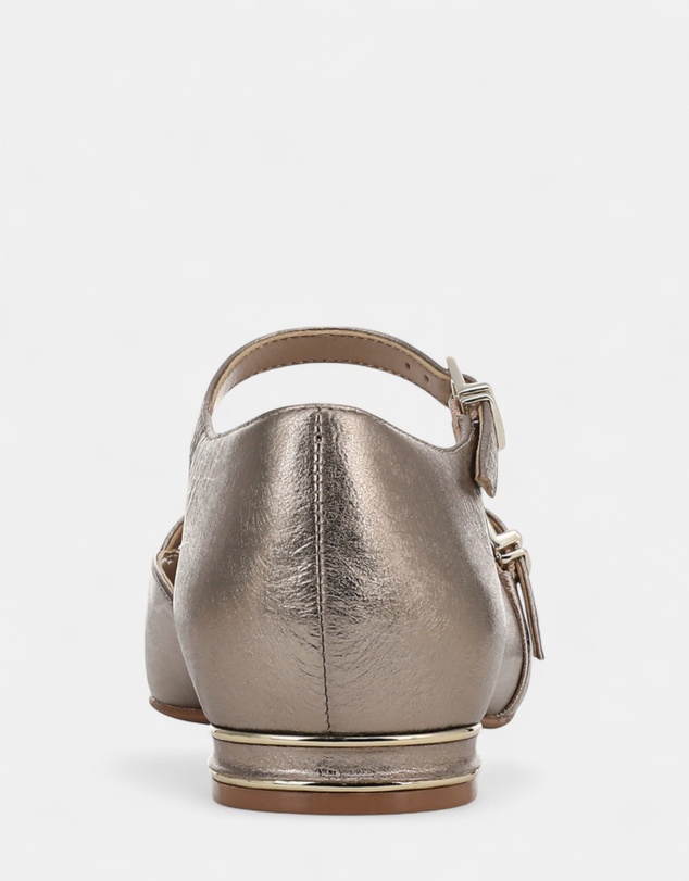 Naturalizer - Harmony Mary-Jane Flat - Pewter