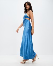 Third Form - Crush Bias Tri Midi Dress