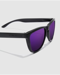 Hawkers Co - Polarized Black Purple One Raw Sunglasses for Men and Women UV400