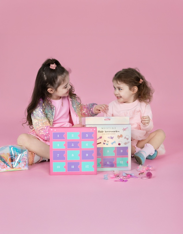 Mestige Kids - 12 Day Pastel Hair Accessories Advent Calendar