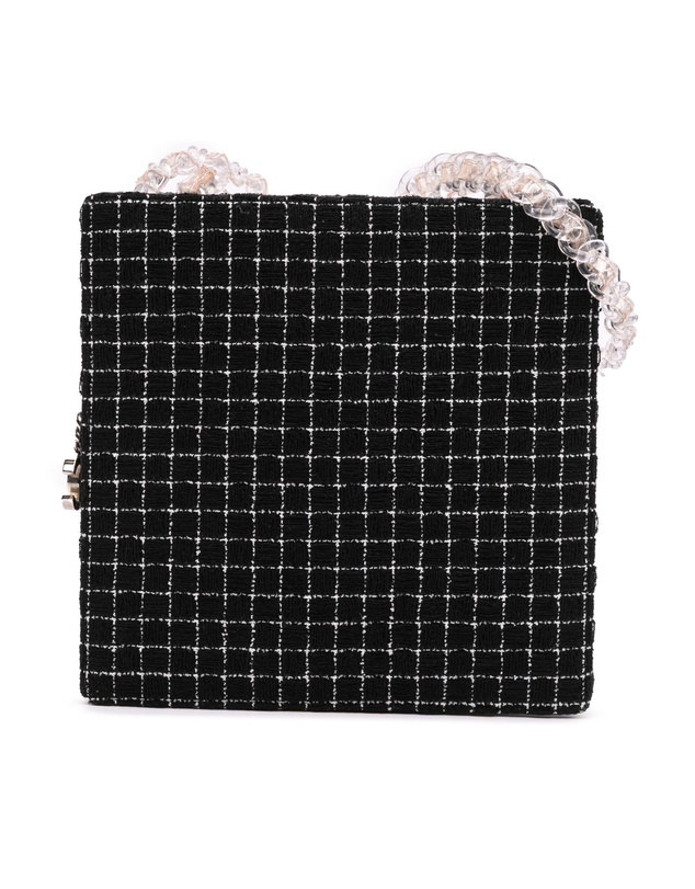 Pre-Loved by Azura Reborn - Pre-Loved chanel Chain Tweed Shoulder Bag