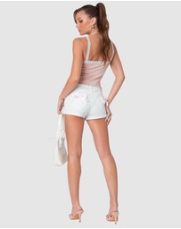 EDIKTED - Amilia lace trim tank top