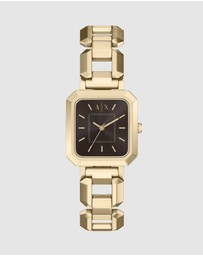 Armani Exchange - Gold Tone Analogue Watch