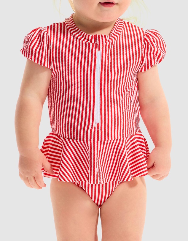 Seafolly - Textured Peplum Sunsuit - Babies