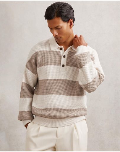 Brown & Off White