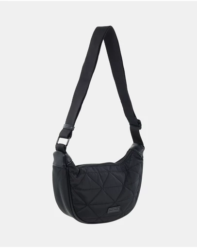 Pierre Cardin - Pierre Cardin Ladies Nylon Crescent Cross-Body Bag