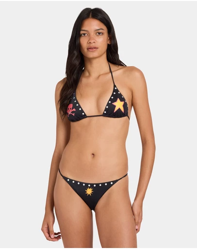 RVCA - Womens Dani Miller Halter Tri Bikini Top