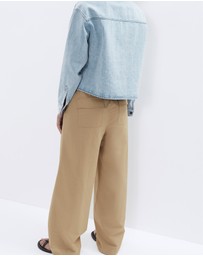 UNISON - Cotton Pleat Front Pant