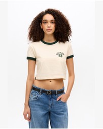 Superdry - Athletic Essentials Ringer Slim Fit Tee