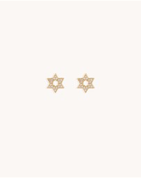 Bianc - CZ Star of David Stud