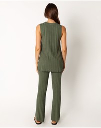 Petal & Pup - Silvie Knitted Set - Olive