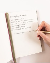 Bespoke Letterpress - Linen Bound Bullet Journal - Summer Perennials
