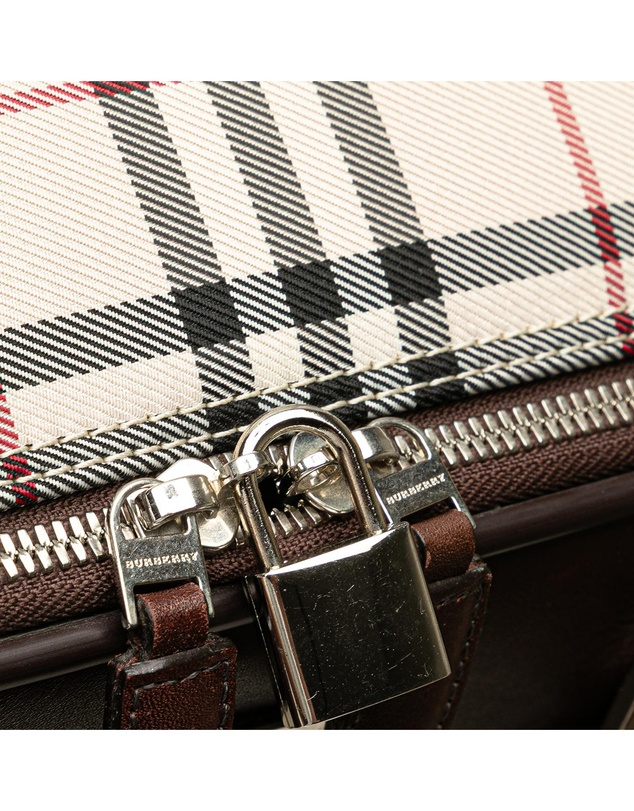 Pre-Loved by Azura Reborn - Pre-Loved House Check Canvas Travel Bag