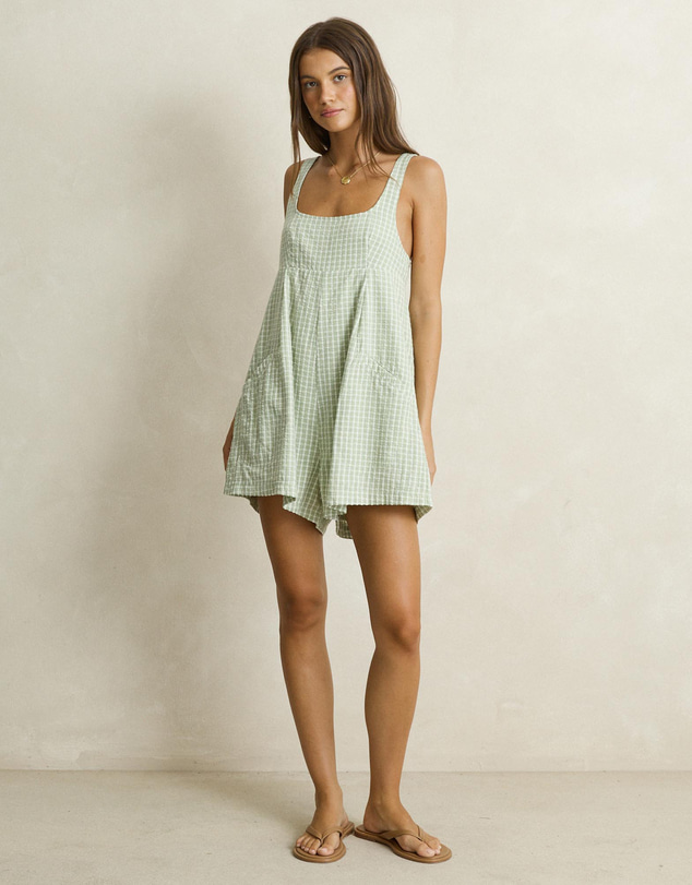 Rhythm - Kirri Check Romper